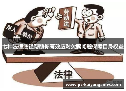 七种法律途径帮助你有效应对欠薪问题保障自身权益
